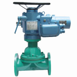 電(diàn)動襯氟隔膜閥 電動襯(chèn)氟隔膜閥