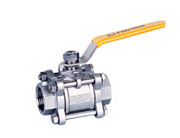 三片式內螺紋球閥 三片式內螺紋(wén)球(qiú)閥