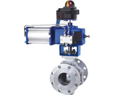 氣動O型(xíng)切斷球閥(fá) 氣動O型切斷球閥