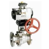 氣動帶手輪球閥 氣動帶(dài)手輪球閥