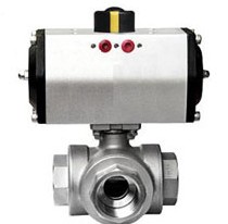 氣動三通內螺紋球閥 氣動三通(tōng)內螺紋球閥