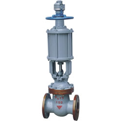 氣動楔式閘閥 氣動楔式(shì)閘閥