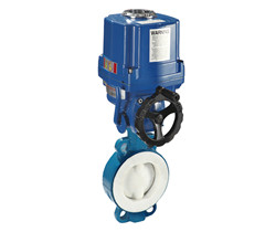 防爆電動襯氟蝶閥 防爆電(diàn)動襯氟蝶閥