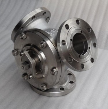 Y型不鏽鋼氣動三通球閥 Y型不鏽鋼氣動三通球(qiú)閥