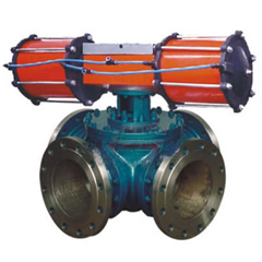 氣動四通球閥 氣動四通球閥