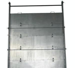 不鏽鋼鋁(lǚ)合金疊梁閘門 不鏽鋼鋁合金疊梁閘門