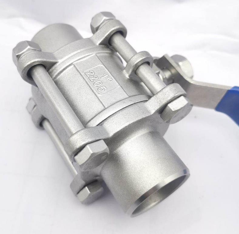 雙相鋼三片式對焊球(qiú)閥 雙相鋼三(sān)片式對焊球閥