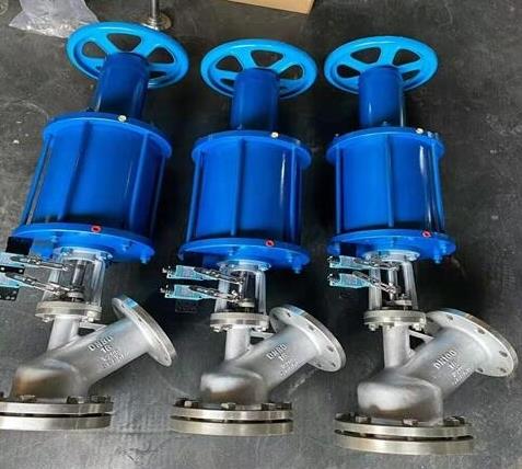 雙相鋼(gāng)氣(qì)動放料閥 雙相鋼氣動放料閥