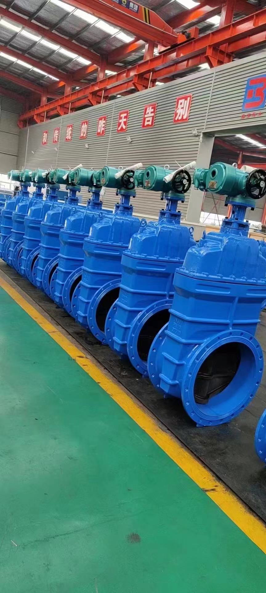 大口徑電動(dòng)軟密封暗杆閘閥 大口徑電動(dòng)軟密封暗杆閘閥