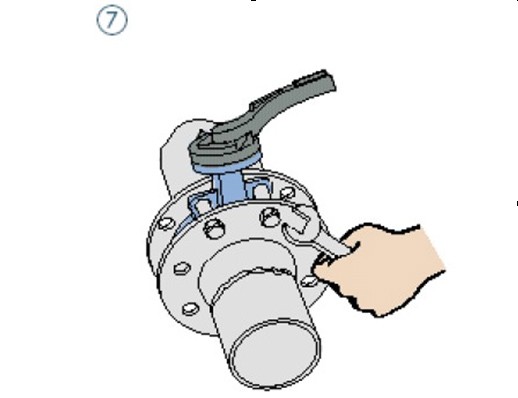 蝶閥安裝示意圖7 蝶閥安裝示意圖7