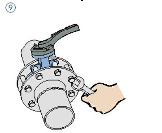 蝶閥安裝示意圖10 蝶閥安裝示意圖(tú)10