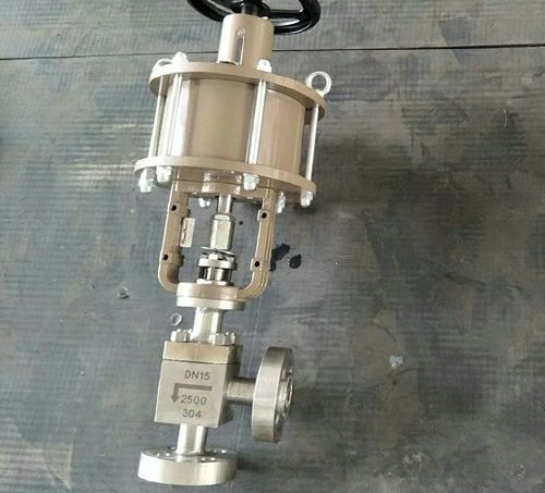 氣動高壓(yā)角式截止(zhǐ)閥 氣動高壓(yā)角式截止閥