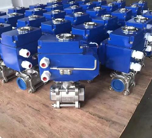 電動三片式(shì)不鏽(xiù)鋼球閥 電動三片式不鏽鋼球閥