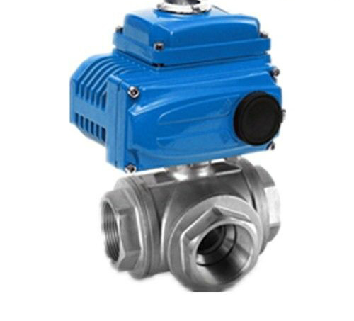 電動內螺紋三通球(qiú)閥 電動內螺紋三通球閥