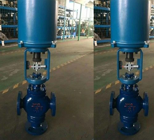 電動三通(tōng)分流調節閥 電動三通分流調節閥(fá)