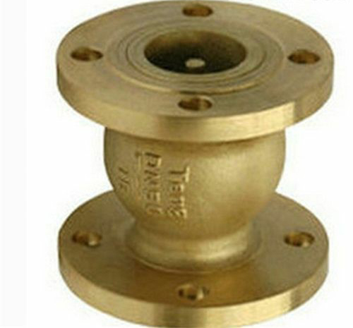 法蘭黃(huáng)銅消聲止(zhǐ)回閥 法蘭黃銅消聲止回閥