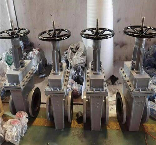 襯膠雙麵密封閘板閥 襯膠雙麵密(mì)封閘板閥(fá)