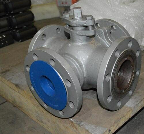 防爆電動四通(tōng)球閥 防爆電動四通球閥