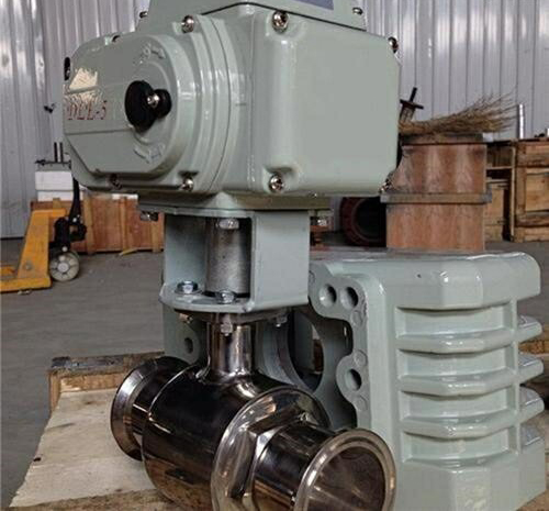 卡(kǎ)箍式電動衛生級球閥 卡箍式電動衛生(shēng)級球閥