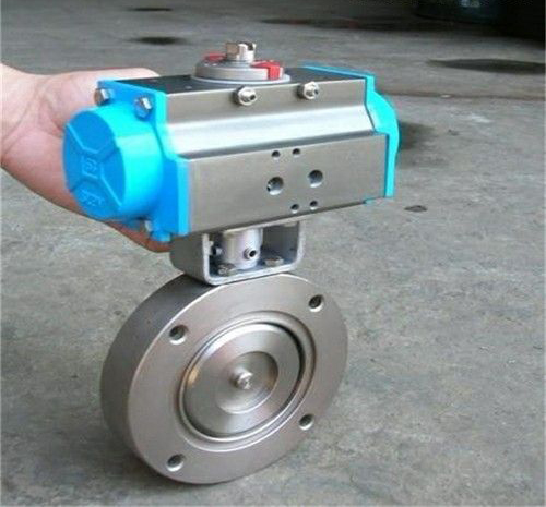 氣動高真空蝶閥 氣動高真空(kōng)蝶閥