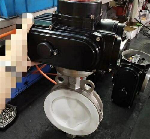 氣動美標襯(chèn)氟(fú)蝶閥 氣動美標襯氟蝶閥