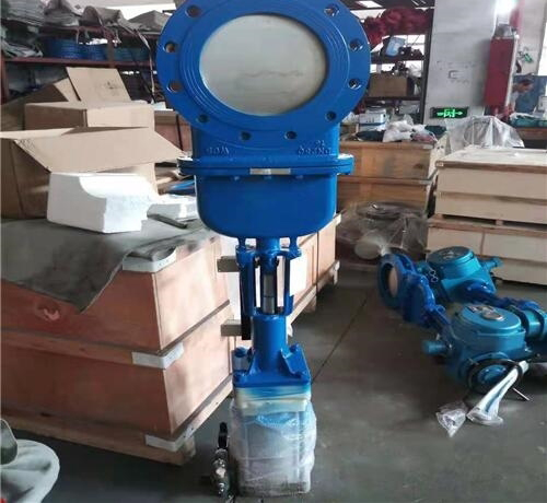 氣(qì)動暗杆刀閘閥 氣動(dòng)暗杆(gǎn)刀閘(zhá)閥