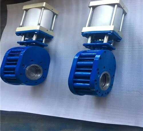 氣動陶瓷雙(shuāng)插板閥 氣動陶瓷雙插板閥(fá)