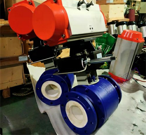 氣動陶瓷V型球閥 氣動陶瓷(cí)V型球(qiú)閥