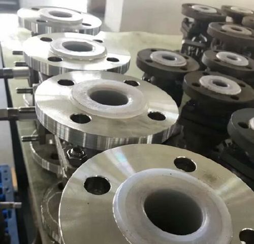 不鏽鋼法(fǎ)蘭襯氟球(qiú)閥 不鏽鋼法蘭襯氟球閥