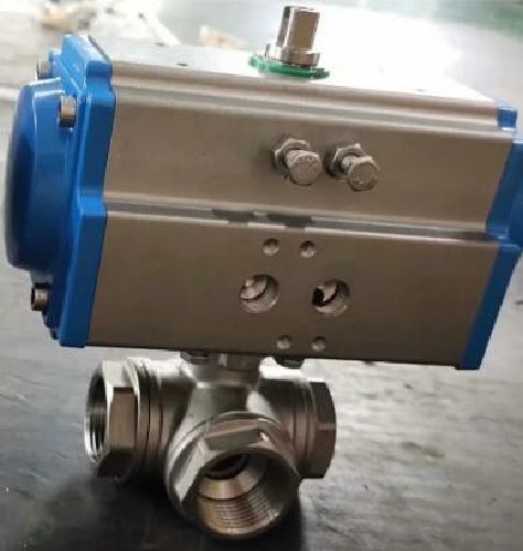 氣(qì)動螺(luó)紋三通球閥 氣動螺紋三通球閥